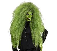 W WIDMANN MILANO Perruque Sorcière Femme Cheveux artificiels Vert Taille unique