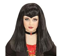 W WIDMANN MILANO Party Fashion - Perruque VAMPIRA, 100% polyester, aspect brillant, texture soyeuse, taille unique, facile à entretenir, style élégant, Accessoire de Déguisement
