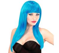 W WIDMANN MILANO Party Fashion - Perruque VOGUE pour femmes, coiffure longue avec frange, accessoire de mode pour le carnaval et les fêtes