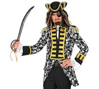 W WIDMANN MILANO Party Fashion - Piraten Parade Frac, uniforme de garde, flibustier, capitaine, rock star