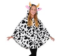 W WIDMANN MILANO Party Fashion - Poncho à capuche, déguisement d'animal pour enfants, cape pour le carnaval, soirée à thème
