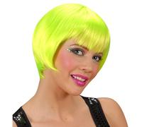 W WIDMANN MILANO Party Fashion R0864 - Perruque Rave, vert fluo, disco, carnaval, soirée à thème