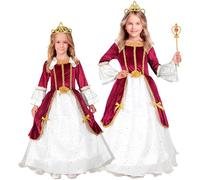 W WIDMANN MILANO Party Fashion - Robe de princesse pour filles, costume à paillettes avec crinoline, déguisement pour carnaval
