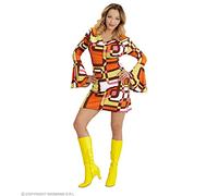 W WIDMANN MILANO Robe style années 70 Party Fashion – manches trompettes – costume carnaval