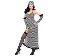 W WIDMANN MILANO Party Fashion, Robe STRÄFLING SEXY, Design élégant, accessoires inclus, polyvalente pour toutes occasions, taille M 38-40, thème captivant gardes et voleurs