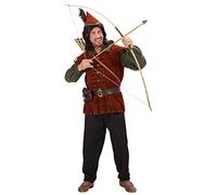 W WIDMANN MILANO Party Fashion Robin of Sherwood (Coat, Pants, Belt, Hat) - (XL)