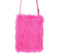 W WIDMANN MILANO Party Fashion - Sac à main en peluche, rétro, années 80, accessoire, carnaval