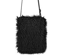 W WIDMANN MILANO Party Fashion - Sac à main en peluche, rétro, années 80, accessoire, carnaval
