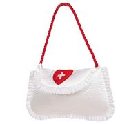 W WIDMANN MILANO Party Fashion - Sac à Main infirmière, Design élégant et coloré, Fermeture Velcro sécurisée, Accessoire Parfait pour événements festifs, Blanc