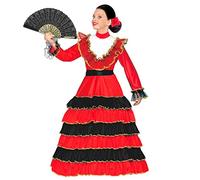 W WIDMANN MILANO Party Fashion Senorita, Señorita Costume enfant danseuse de flamenco, Girls, 37228, Multicolor, 158