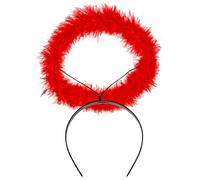 W WIDMANN MILANO Party Fashion - Marabout auréole, serre-tête pour adultes, accessoire costume de diable