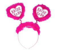 WIDMANN MILANO PARTY FASHION W, Serre-tête Bride to be, Design élégant avec plumes, confort ajustable, polyvalent pour toutes occasions, qualité durable de