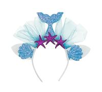 W WIDMANN MILANO Party Fashion - Serre-tête sirène, bleu ou rose, monde sous-marin, nageoire de sirène