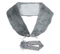 Set de Charleston Gris Peluche - WIDMANN - Accessoire pour déguisement Charleston - Adulte