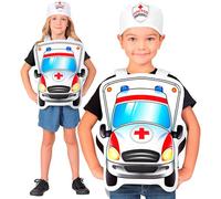 W WIDMANN MILANO Party Fashion - Set de déguisement pour enfants Profession, haut et casquette, fête à thème, déguisements de carnaval pour enfants