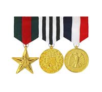 W WIDMANN MILANO Party Fashion Set of 3 Combat Hero Medals Celebration Fancy Dress Accessory