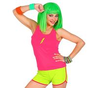 W WIDMANN MILANO Party Fashion - Shorty, couleurs fluo, short, pour soirées à thème années 80