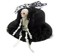 W WIDMANN MILANO Party Fashion Skeleton Mini Top Hats -