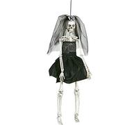 W WIDMANN MILANO Party Fashion, Squelette mariée 42 cm, design unique, polyvalent, adaptable à tous, facile à installer, amusement garanti pour Halloween et Carnaval