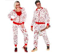 W WIDMANN MILANO Party Fashion - Survêtement déguisement, Halloween, tenue d'horreur des années 80, survêtement de jogging pour carnaval et fête