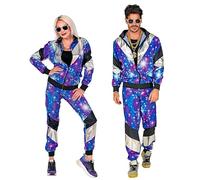 W WIDMANN MILANO Party Fashion - Survêtement fantaisie, style disco, tenue des années 80, survêtement de jogging pour le carnaval et les fêtes