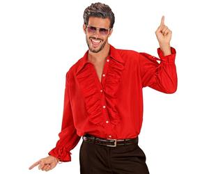 W WIDMANN MILANO Party Fashion - T-shirt à volants, pirate, vampires, médiéval, disco, carnaval