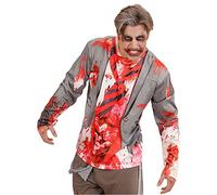 W WIDMANN MILANO Party Fashion - T-shirt taché de sang, zombie, haut de costume, Halloween
