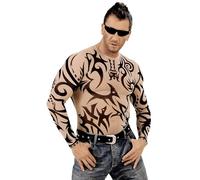 W WIDMANN MILANO Party Fashion - T-Shirt Tatouage Tribal Adulte