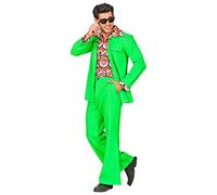 W WIDMANN MILANO Party Fashion - Tenue de style disco des années 70, veste avec chemise, pantalon, costume, déguisements de carnaval