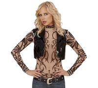 W WIDMANN MILANO Party Fashion Tribal Tattoo Shirt Natural Look - (M)