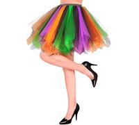 W WIDMANN MILANO Party Fashion - Tutu pour adultes, jupe en tulle multicouche, pour costumes, carnaval, festivals, Halloween