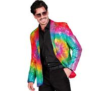 W WIDMANN MILANO Party Fashion - Veste à Paillettes pour Homme, Blazer Disco des années 70, Veste de Costume pour Festival, Carnaval