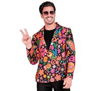 Widmann Neon Hippie Party Fashion Jacket (Jacket) (XXL) Different Colors