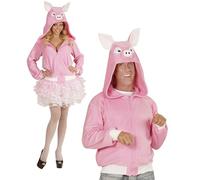 W WIDMANN MILANO Party Fashion - Veste polaire à capuche, costume d'animal pour carnaval, soirée à thème