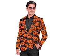 W WIDMANN MILANO Party Fashion - Veste pour homme, veste de costume, s'illumine sous la lumière UV, déguisement Halloween