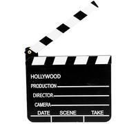 W WIDMANN MILANO Party Fashion - Volet de film, 20 x 18 cm, accessoires de film, volet de régie, fête à thème Hollywood