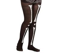 W WIDMANN Widmann vd-wdm30018 Collant Squelette, Noir, 7/10 Ans