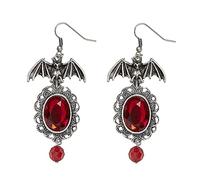 Widmann Boucles d'oreilles Chauve-souris 11010189 en zinc Multicolore Rouge Taille unique Femme