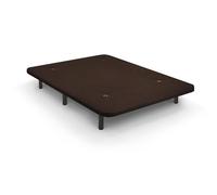 W WIN REST Base tapissée 3D Cibeles, Structure Solide de Grande stabilité, 5 Barres transversales + 6 Pieds métalliques 105 x 200