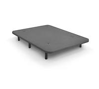 W WIN REST Base tapissée 3D Cibeles, Structure Solide de Grande stabilité, 5 Barres transversales + 6 Pieds métalliques 160 x 190