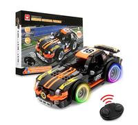 W Wise Block Voiture de Sport électrique, Voiture de Course pour garçon et Fille, modèle de Voiture de Construction avec 435 PCS