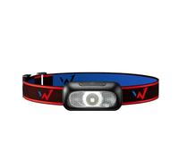W Wonder Full Energy Lampe Frontale LED Rechargeable 1100 Lumens, 5 Modes | Mains libres pour courir, camper et bricoler, bandeau réglable confortable, lumière rouge et mode SOS, légère sur le front
