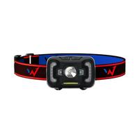 W Wonder Full Energy Lampe Frontale LED Rechargeable 3000 Lumens, 5 Modes | Mains libres pour courir, camper et bricoler, bandeau réglable confortable, tête orientable, s'allume d'un geste de la main