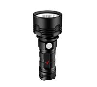 W WONDER FULL ENERGY - Lampe torche ultra puissante 1500 lumens, IP44, 3 modes d'éclairage, batterie rechargeable
