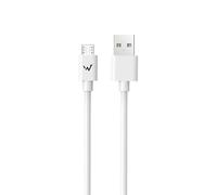 W Wonder Full Power - Cable USB-A vers Micro-USB - 1m - Blanc