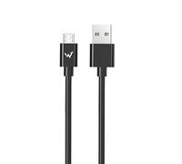 W Wonder Full Power - Cable USB-A vers Micro-USB - 2m - Noir