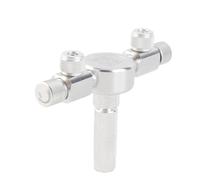 W02 02 Vanne de régulation de CO2 pour aquarium, contrôle de la sortie d'air à deux canaux, système d'alimentation en air synchronisé pour plusieurs réservoirs, outils de gestion (2 Way Outlets)