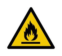 W021 - Danger Matières inflammables - Panneau et Signalétique d'avertissement - Dimensions au choix