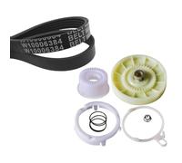 W10006384 Courroie d'entraînement de rondelle et kit d'embrayage de poulie de rondelle W10721967 compatible avec les meilleures marques W10006356, ap5951296, W10315818, EAP11747978, PS2579381