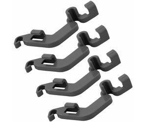 W10082853 Lot de 4 clips pivotants de rechange pour lave-vaisselle Whirlpool Kenmore KitchenAid WPW10082853 PS11748190 WPW10082853VP PS1734891 1446946